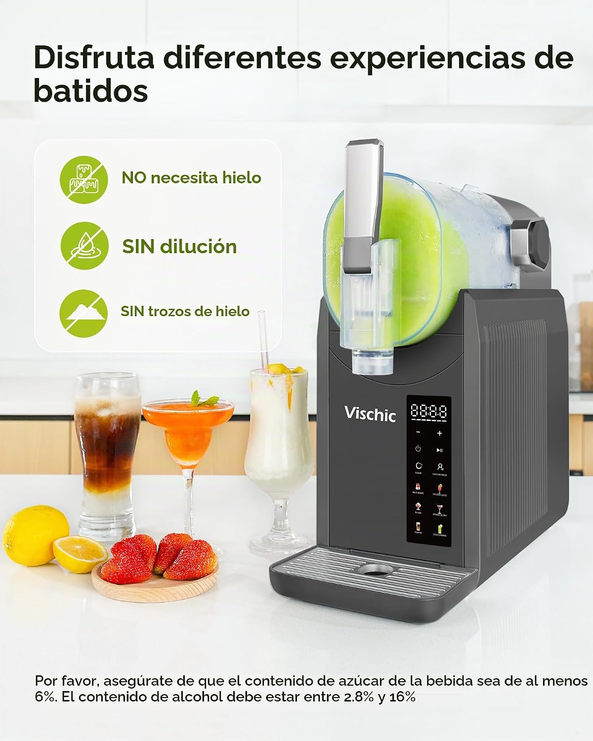 Máquina de granizado para el hogar, máquina de bebidas congeladas c...