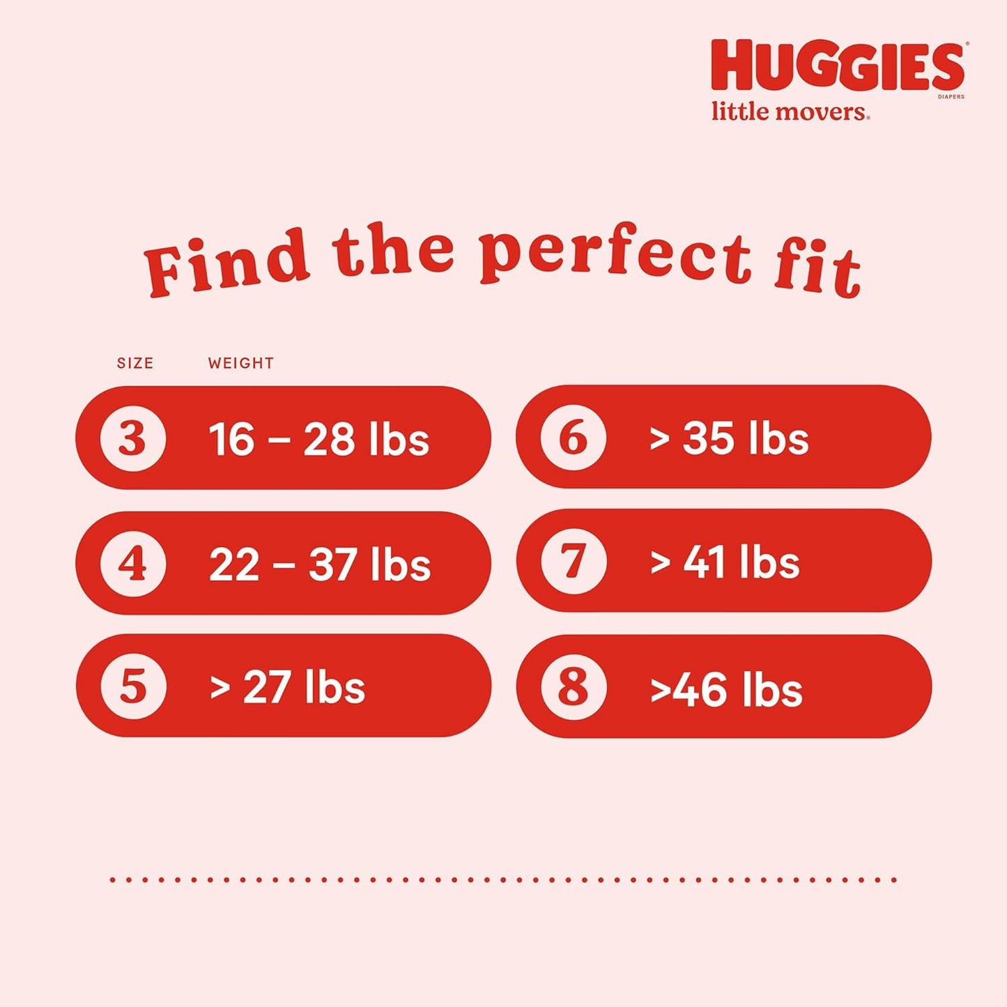 Huggies Pañales tamaño 6, pañales Little Movers para bebé, talla 6 (35+ libras), 108 unidades (2 paquetes de 54), el embalaje puede variar