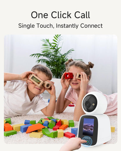 Noorio 5G Cámara de videollamada bidireccional, cámara para mascota...