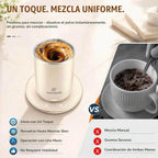 Taza de café con agitación automática, taza calentada de 10 oz con...