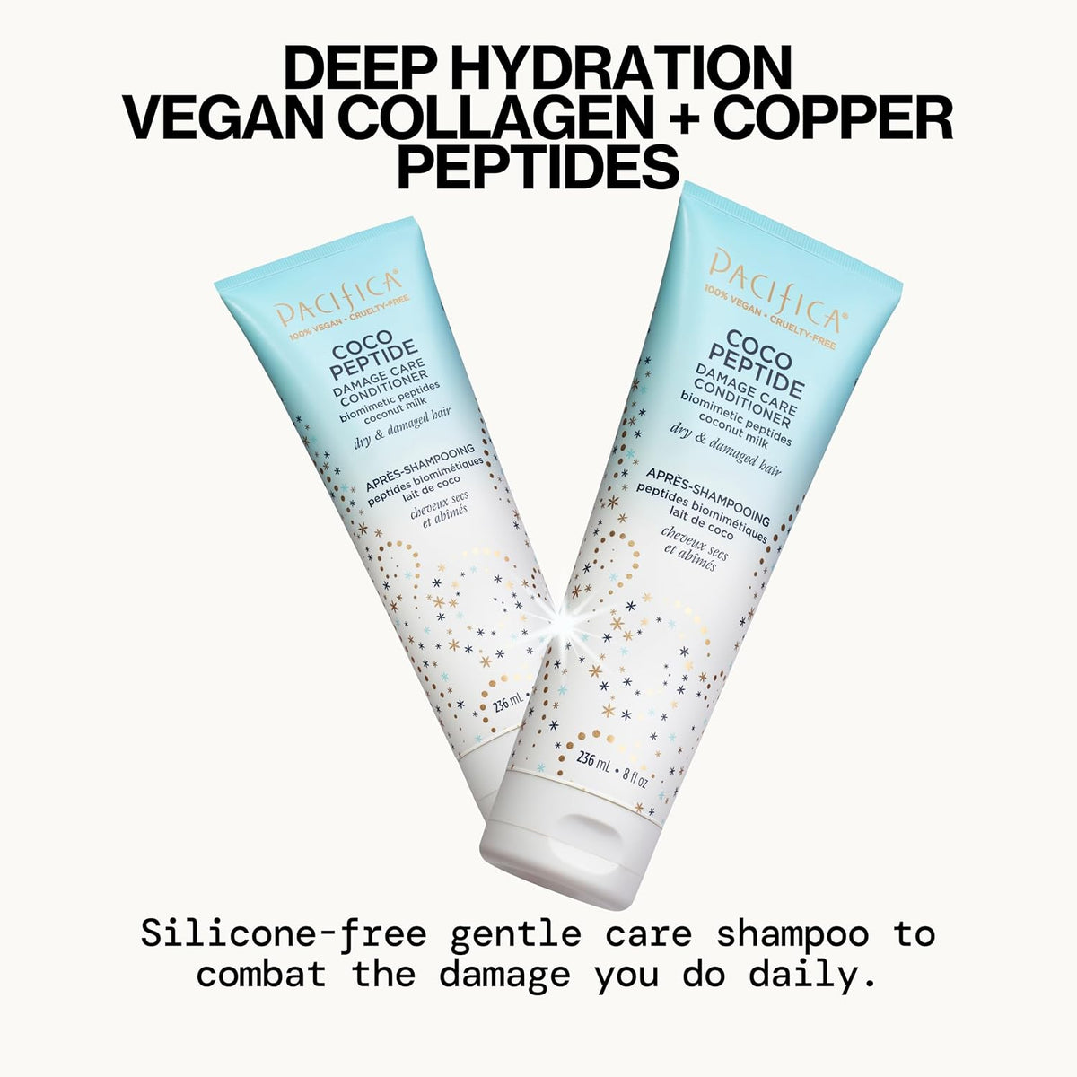 Pacifica Coco Peptide Damage Care Champú y Acondicionador Set \u201...