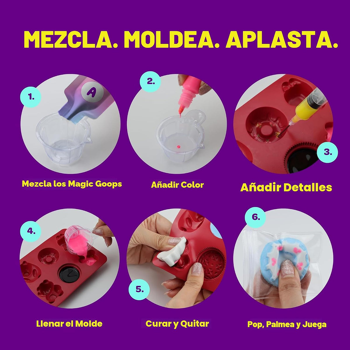 Taba Squishy Making Kit para niños - Kits de manualidades Squishies...
