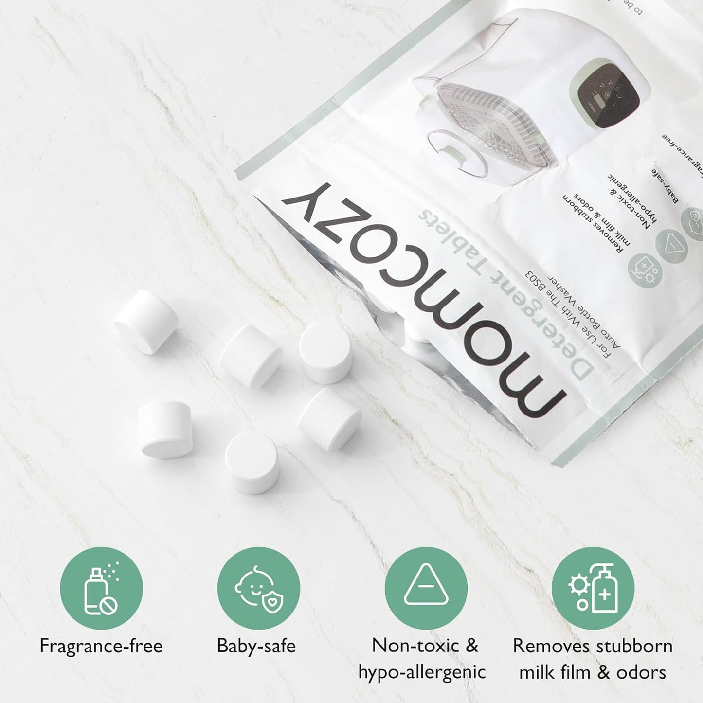 Momcozy Bloque de lavado oficial para lavadora de