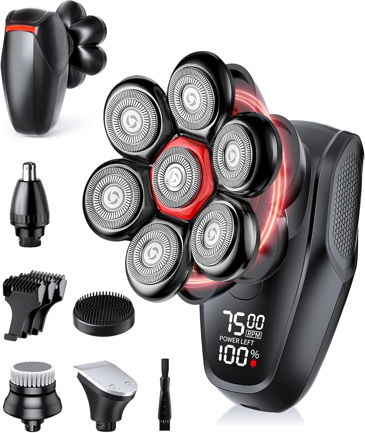 MALEGEBAZ Afeitadoras de cabeza para hombres calvos, kit de aseo 5...