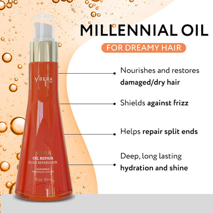 Ybera Mirra Oil Repair - Aceite de primera calidad para cabello sec...