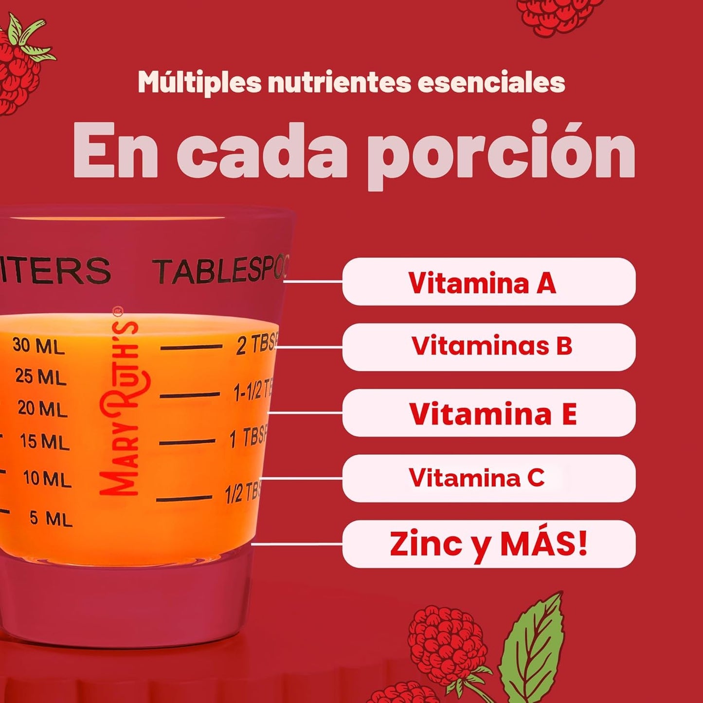 Multivitamínico para mujeres, hombres y niños, vitaminas líquidas d...