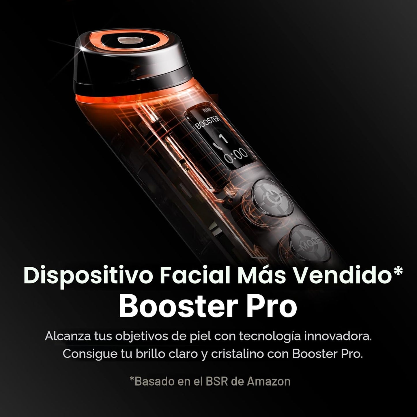 Medicube Age-R Booster Pro | 6-en-1 masajeador de belleza con vidri...
