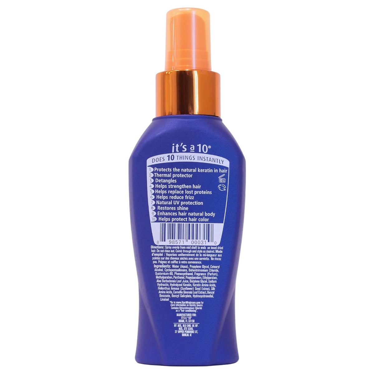 It's a 10 Haircare - Producto Milagroso de Keratina con Retenci...