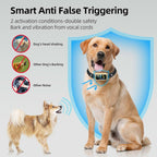 FAFAFROG Collar antiladridos de perro, collar inteligente recargabl...