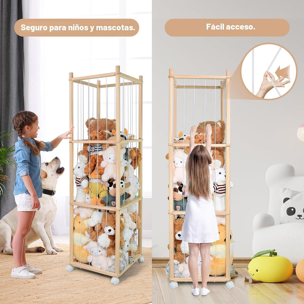 Almacenamiento de animales de peluche, almacenamiento de zoológico...