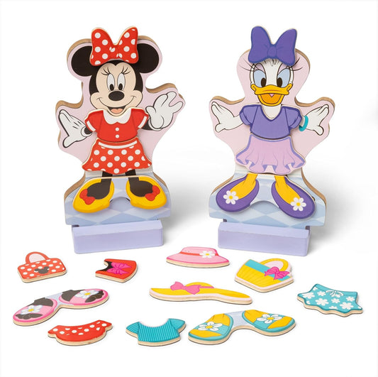 Melissa Doug Disney Minnie Mouse y Daisy Duck Vestidor