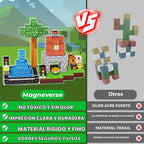 Magneverse 150 bloques magnéticos \u2013 Bloque de construcción mag...