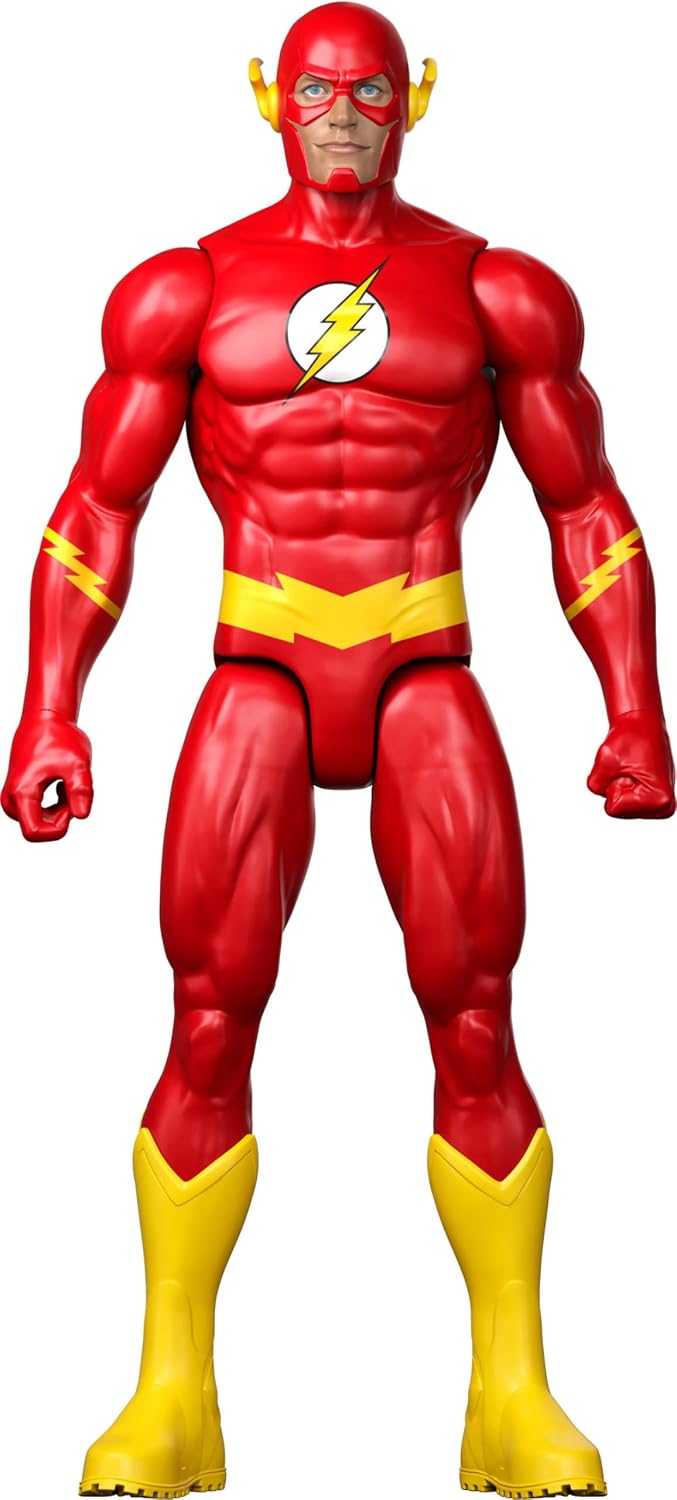 Mattel DC - Figura de acción The Flash de 12 pulgadas, súper traje...