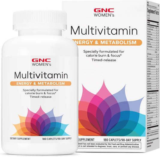 GNC Comprimidos multivitamínicos para energía y metabolismo de muje...