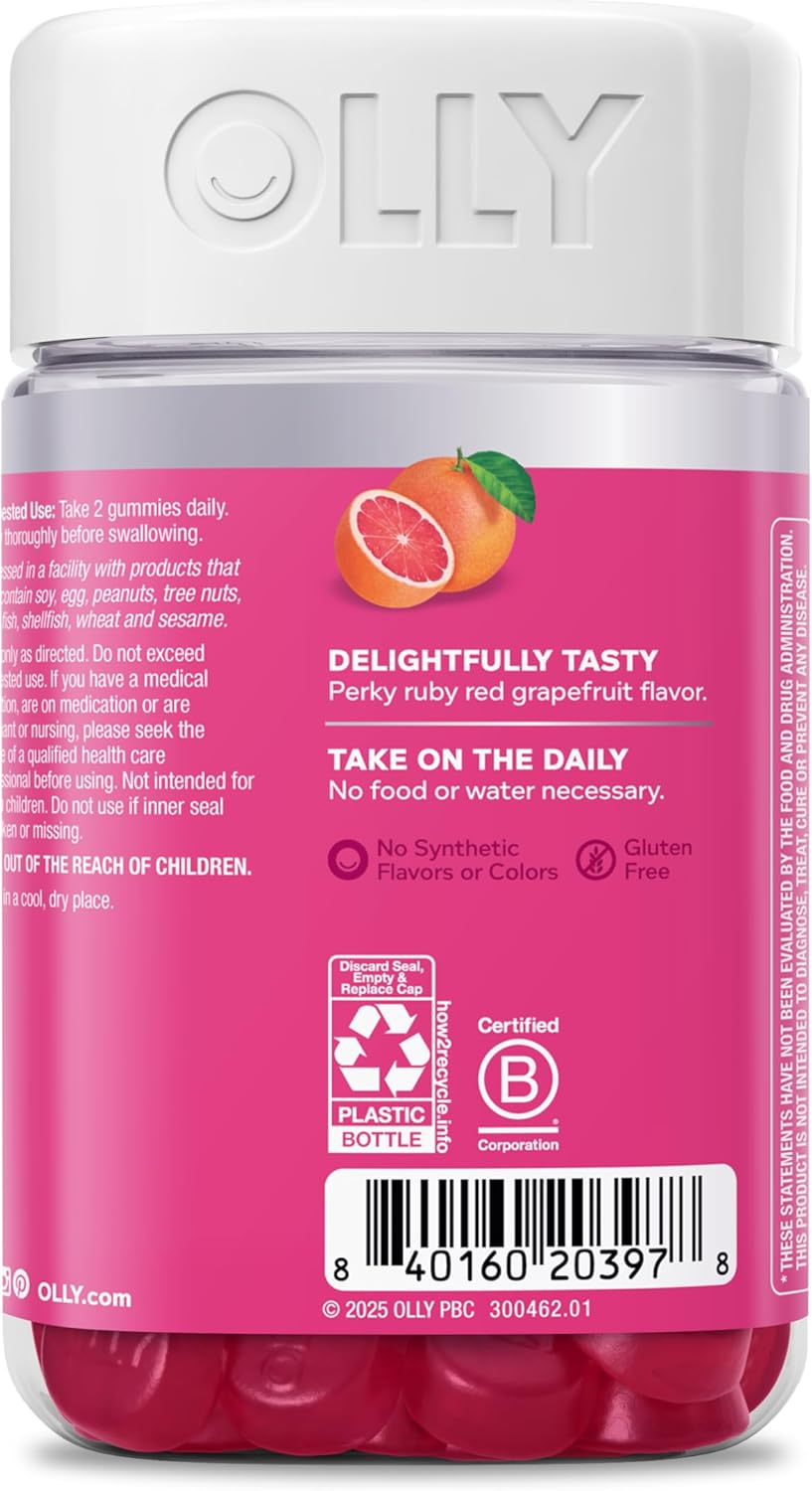 OLLY Undeniable Beauty - Gomitas de belleza para cabello, piel y uñ...