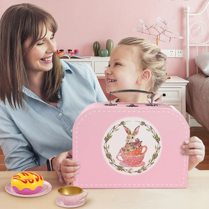 Juego de fiesta de té para niñas pequeñas, juguetes de princesa par...