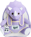 Naturally KIDS Mochila para niños pequeños con juguete Triceratops...