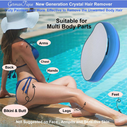 Germantique Borrador de Pelo de Cristal, Removedor Natural de Pelo...