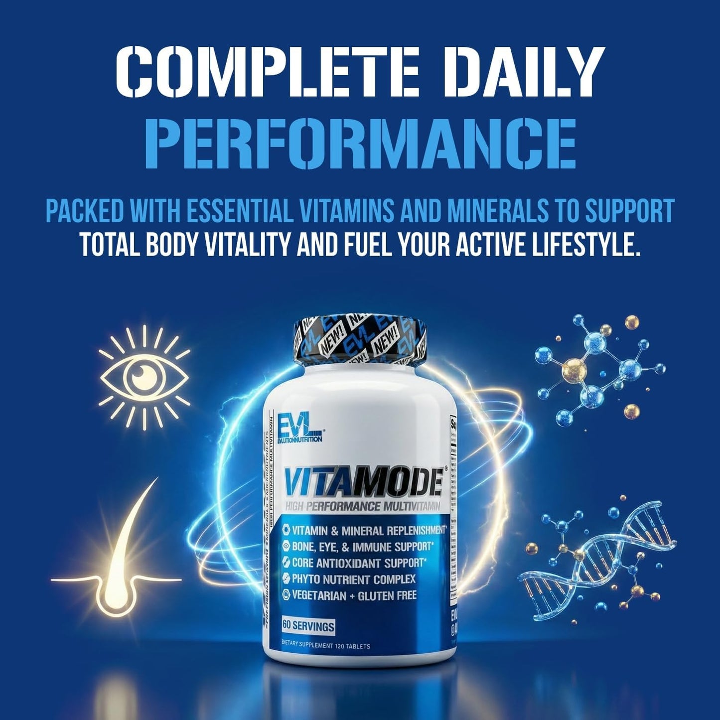 EVL Advanced Daily Multivitamin - Multivitamínico diario avanzado p...