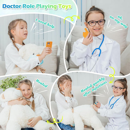 Sundaymot Kit médico para niños juego de simulación de 34