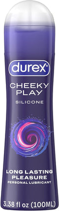 Durex Lubricante personal de silicona, lubricante anal suave para s...