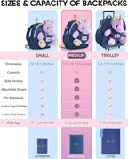 Mochila para niños pequeños Naturally KIDS con. Peluche Unicornio P...