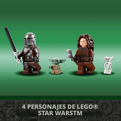 LEGO Star Wars The Mandalorian's N-1 Starfighter 75325 - Juego de construcción The Book of Boba Fett, con figuras de juguete Baby Yoda Grogu y Droid, idea de regalo de cumpleaños para niños, niños y