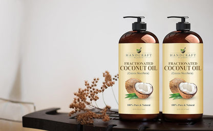 Handcraft Blends Aceite de coco fraccionado \u2013 16 onzas líquida...