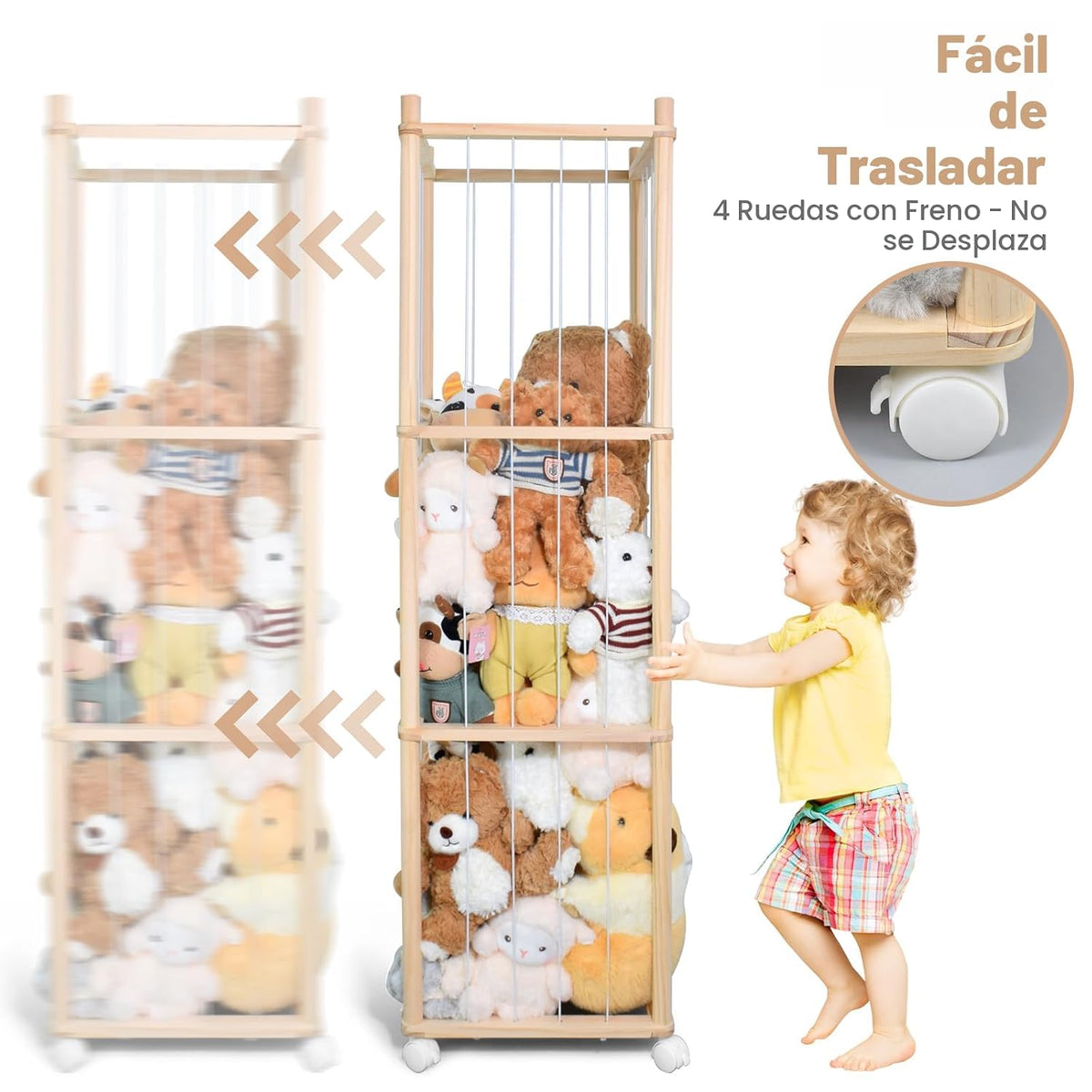 Almacenamiento de animales de peluche, almacenamiento de zoológico...
