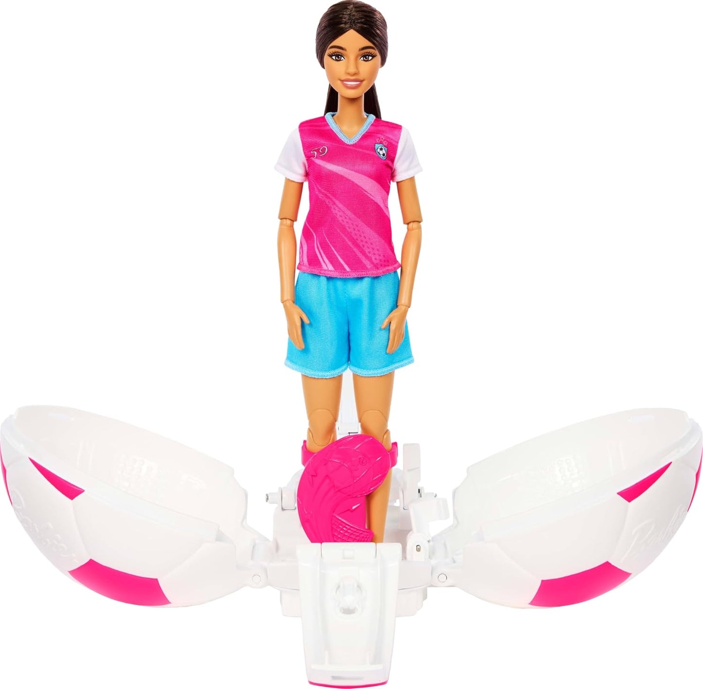 Barbie Muñeco y accesorios de jugador de fútbol con muñeca Brunette...