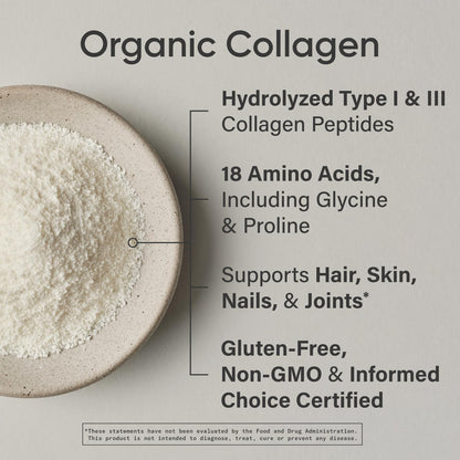 Sports Research® Péptidos de colágeno orgánico - Polvo de proteína...