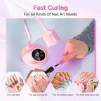 Makartt Flash Cure - Lámpara de uñas UV para uñas de gel, diseño de...