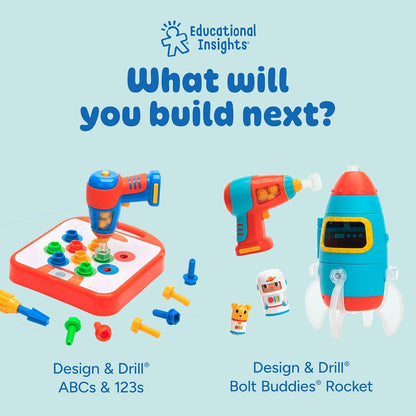 Educational Insights - Juego de construcción y cubo de atornillar y...