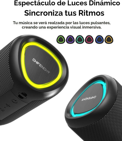Altavoz Bluetooth portátil Esenciales para vacaciones en la playa:...