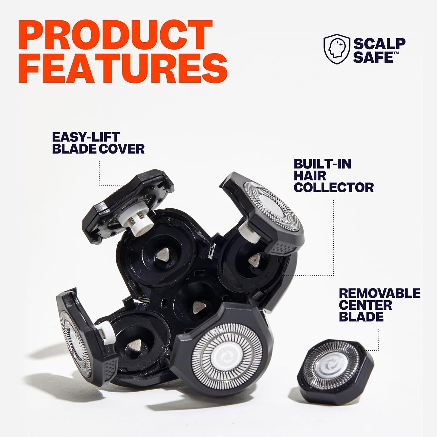Freebird FlexSeries - Paquete de 3 repuestos de cuchillas oficiales...