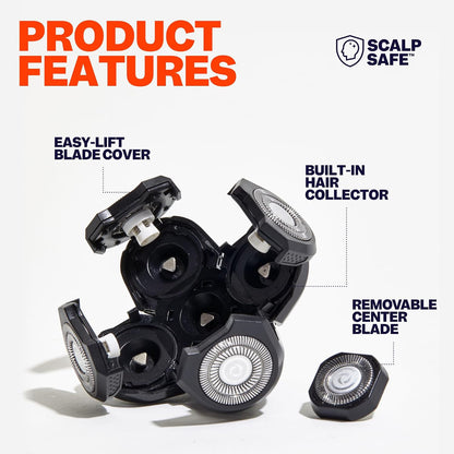 Freebird FlexSeries - Paquete de 3 repuestos de cuchillas oficiales...