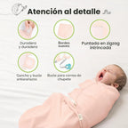 Paquete de 3 mantas orgánicas para dormir para bebé, para recién na...