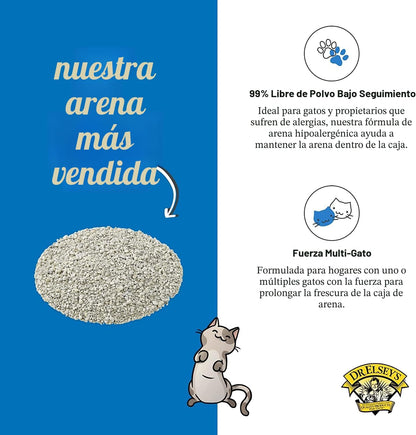 Dr. Elsey's Arena para gatos de arcilla aglutinante ultra sin p...