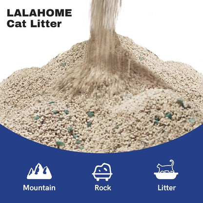 LALAHOME Arena aglutinante para gatos, arena para gatos de bentonit...