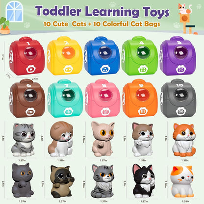 Juguetes de aprendizaje para niños pequeños de 1, 2, 3 años, 20 pie...