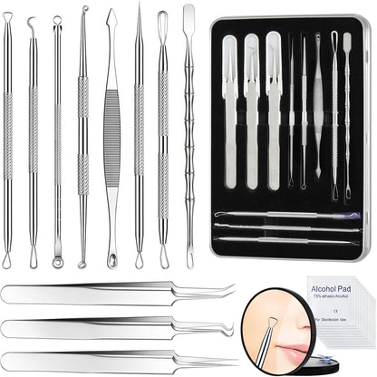 Meidaier Kit de eliminación de puntos negros, extractor de comedona...