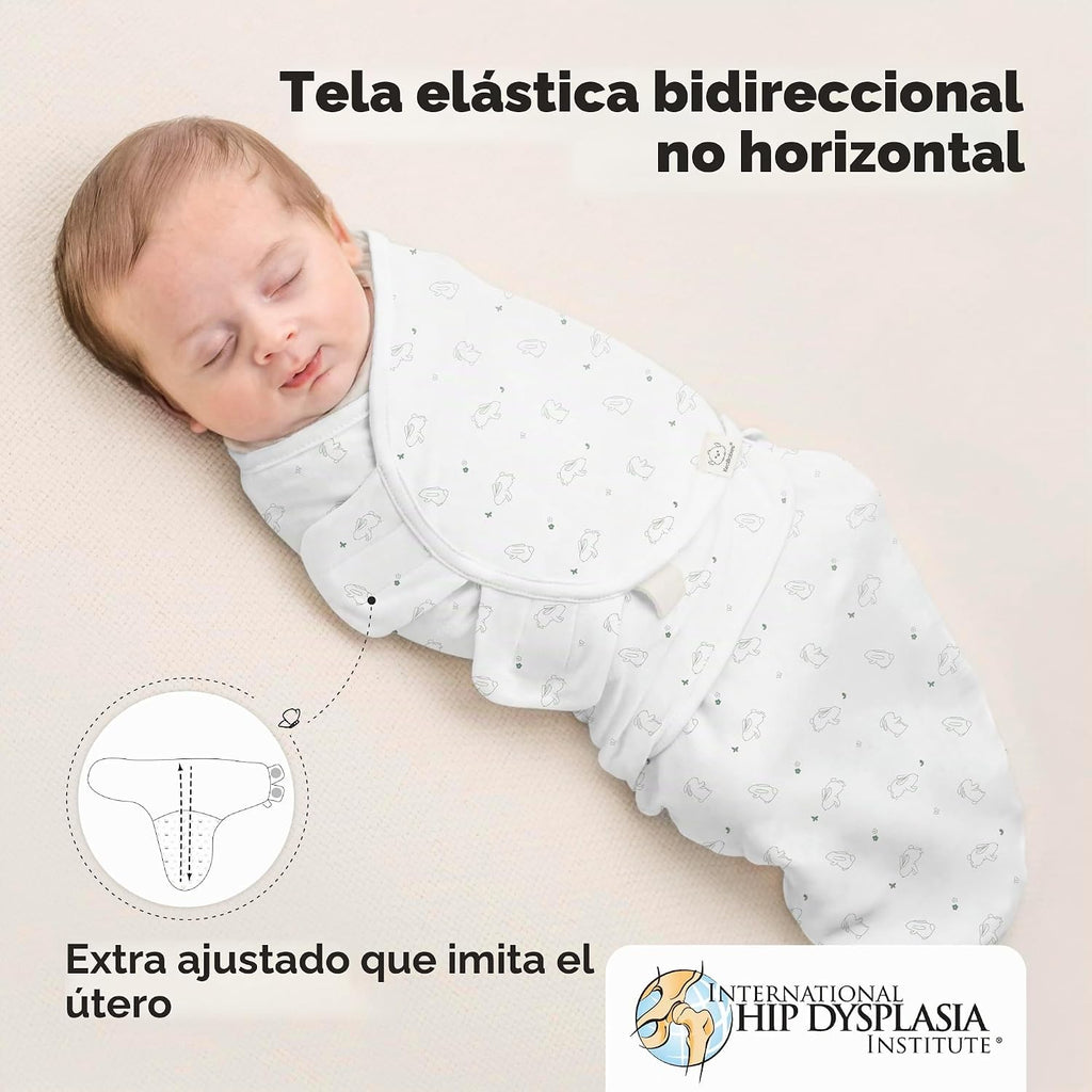 Paquete de 3 mantas orgánicas para dormir para bebé, para recién na...