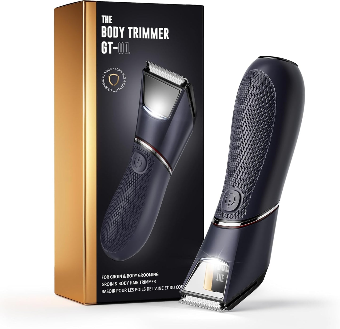 JMJDYITAO Recortador corporal para hombres: Recortador de vello púb...