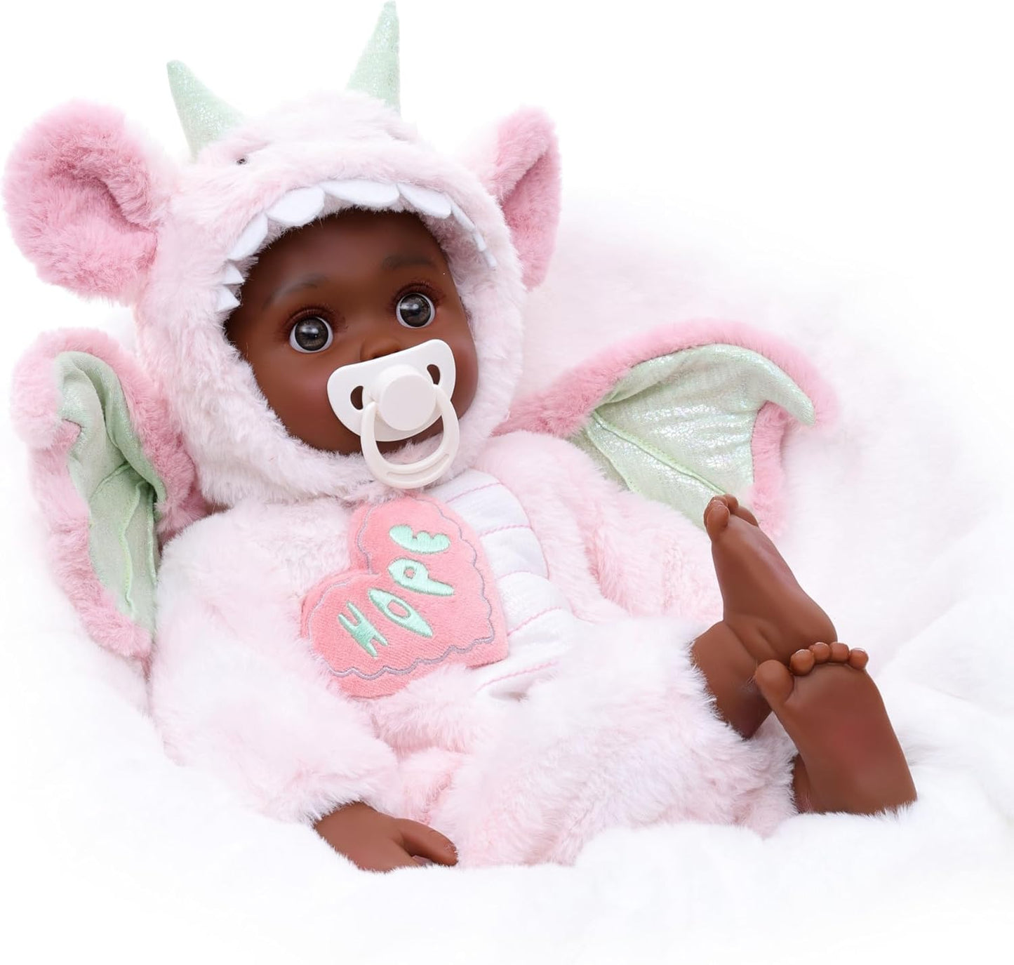 Cloveray Muñecas de bebé, muñeca de bebé grande de 18 pulgadas, rea...