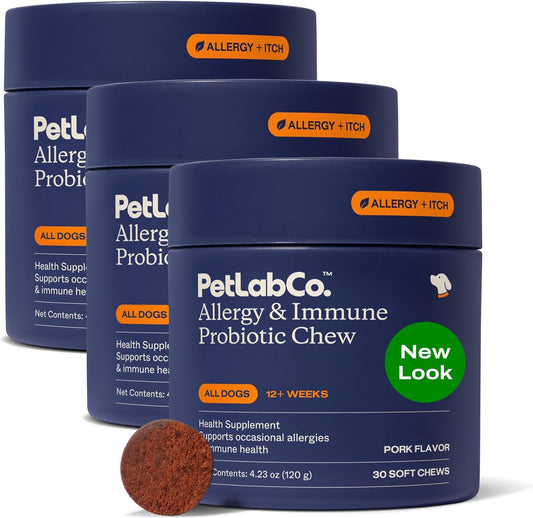 PetLab Co. Probióticos para alergias e inmunitarios para perros, ay...