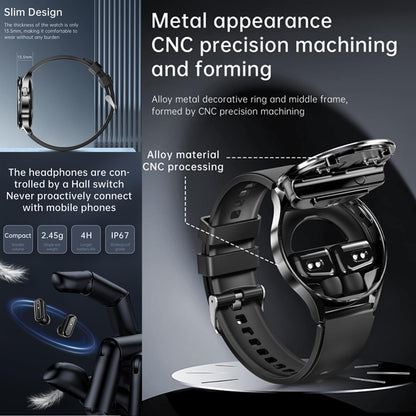 X10 - Reloj inteligente con auriculares para iPhone, Android, smart...