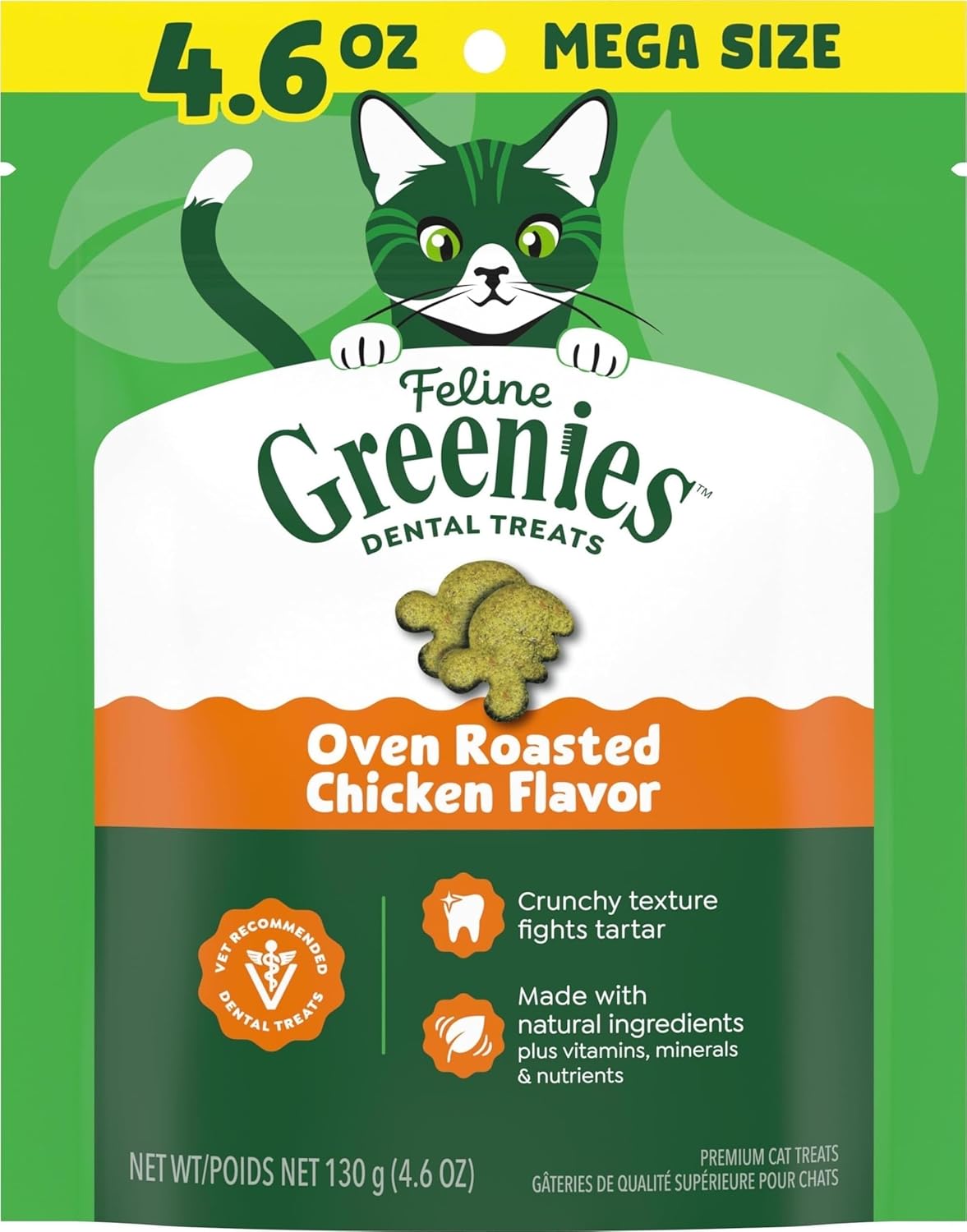 Greenies Golosinas dentales naturales para gatos adultos recomendad...