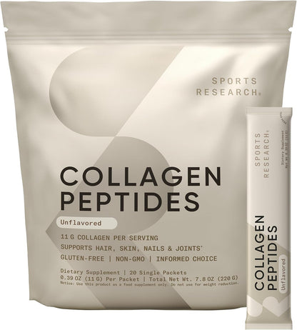 Sports Research - Péptidos de colágeno - Suplemento de proteína de...