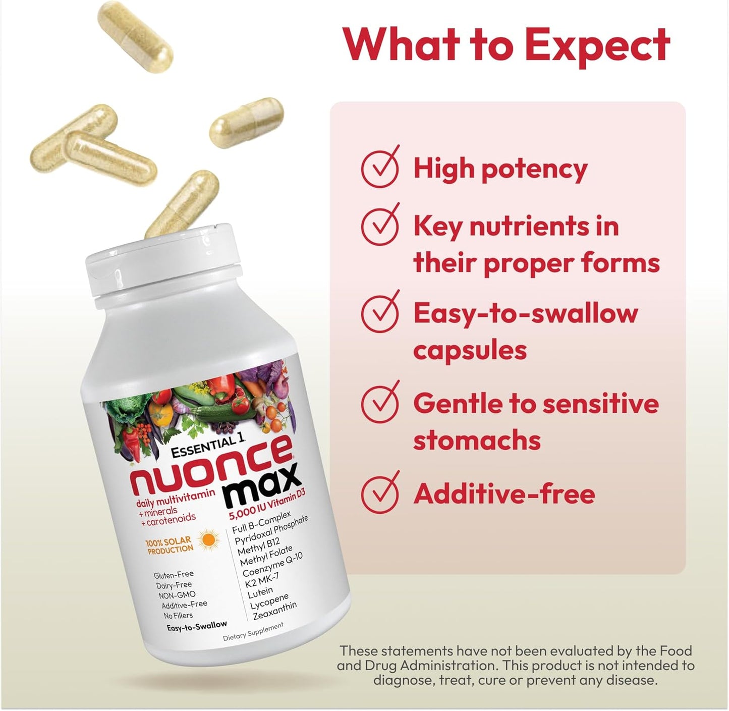 ANDREW LESSMAN Essential-1 nuonce max Multivitamínico 5000 UI Vitam...