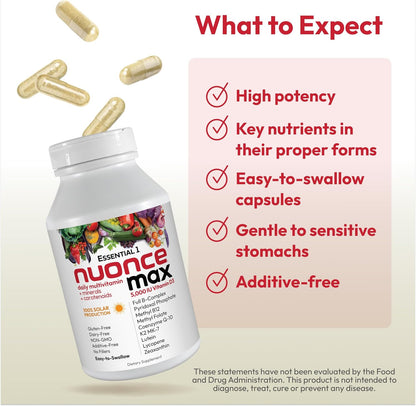ANDREW LESSMAN Essential-1 nuonce max Multivitamínico 5000 UI Vitam...
